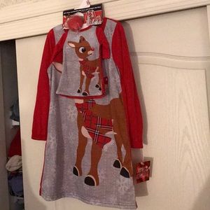 jammies for your families Pajamas - NWT sz 6 Rudolph red nose reindeer nightgown jammies for your families Pajamas - NWT sz 6 Rudolph red nose reindeer nightgown